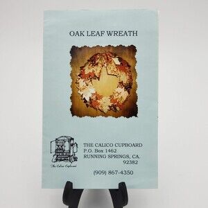 Oak Leaf Wreath Pattern